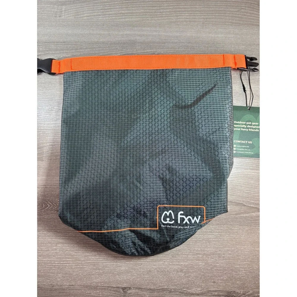 FXW 5L Travel Dog Food Travel Kibble Waterproof Kibble Storage Bag RV Road Trips